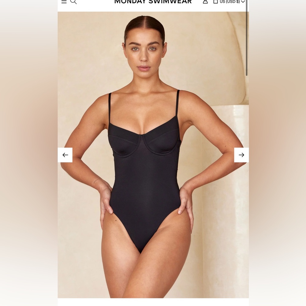 Monday Swimwear Maui One Piece Black